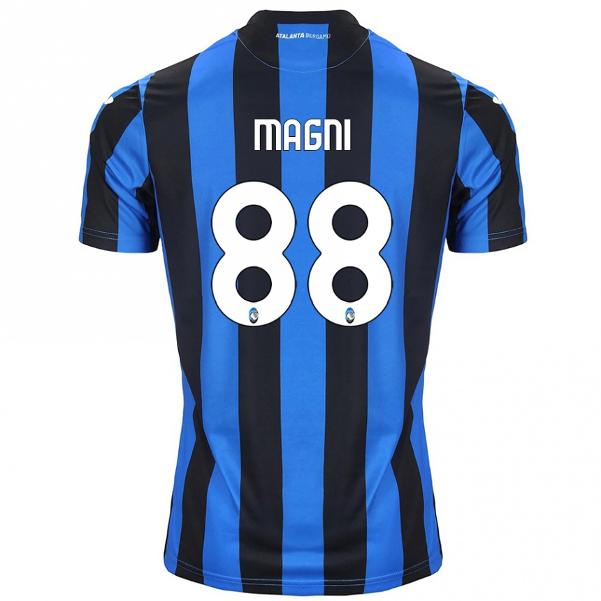 Kids Football Gloria Magni #88 Blue Black Home Jersey 2024/25 T-Shirt Za