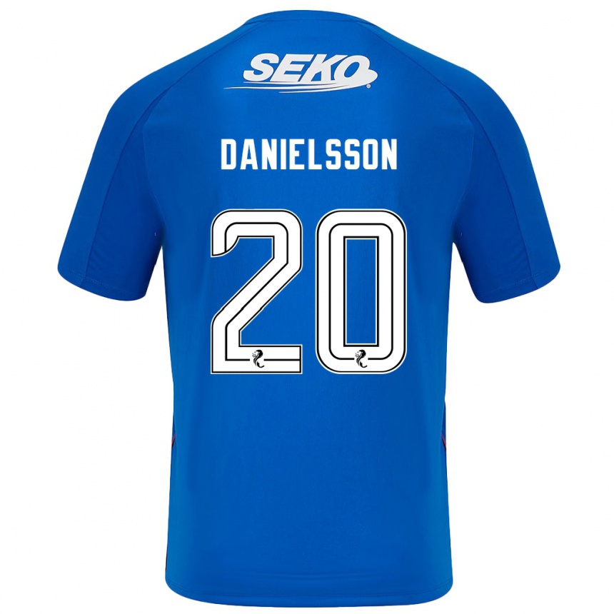 Kids Football Jenny Julia Danielsson #20 Dark Blue Home Jersey 2024/25 T-Shirt Za