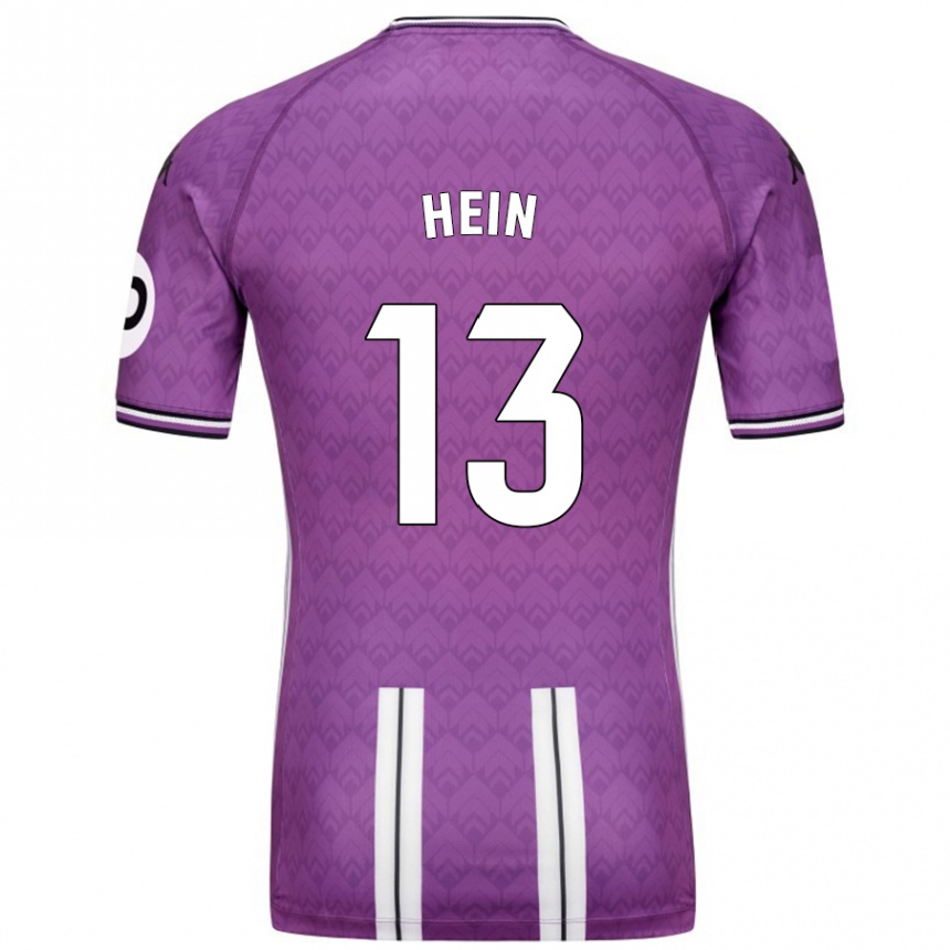 Kids Football Karl Hein #13 Purple White Home Jersey 2024/25 T-Shirt Za