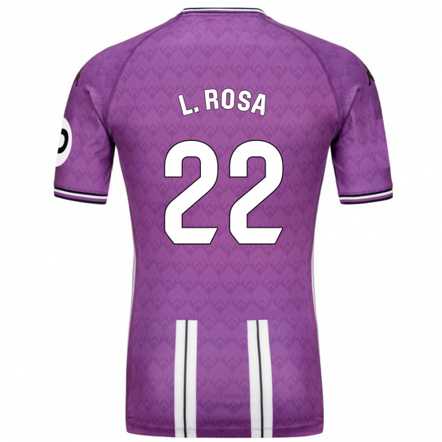 Kids Football Lucas Rosa #22 Purple White Home Jersey 2024/25 T-Shirt Za