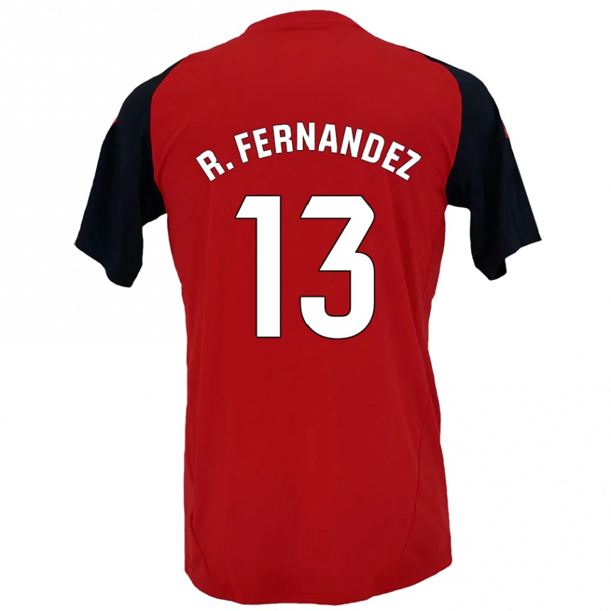 Kids Football Raúl Fernández #13 Red Black Home Jersey 2024/25 T-Shirt Za