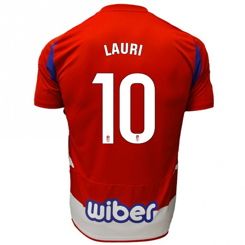 Kids Football Lauri #10 Red White Blue Home Jersey 2024/25 T-Shirt Za