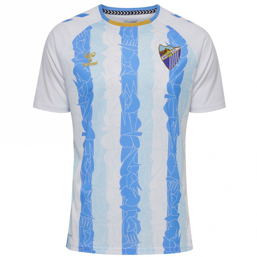 Kids Football Jokin Gabilondo #2 White Blue Home Jersey 2024/25 T-Shirt Za