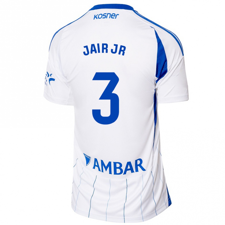 Kids Football Jair Amador #3 Red White Home Jersey 2024/25 T-Shirt Za