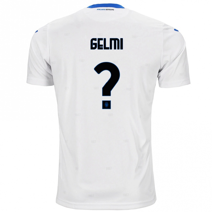 Kids Football Ludovico Gelmi #0 White Away Jersey 2024/25 T-Shirt Za