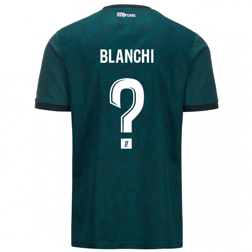 Kids Football Florian Blanchi #0 Dark Green Away Jersey 2024/25 T-Shirt Za