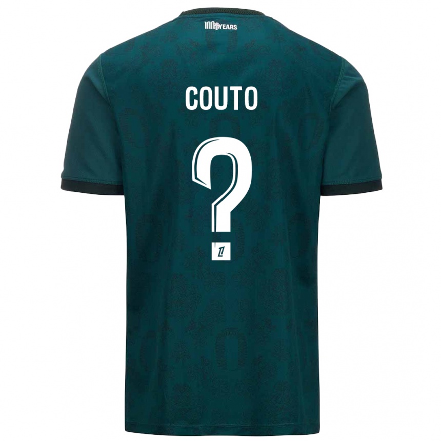 Kids Football Enzo Couto #0 Dark Green Away Jersey 2024/25 T-Shirt Za