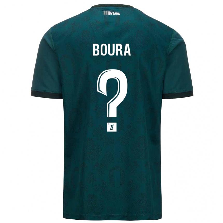 Kids Football Amal Boura #0 Dark Green Away Jersey 2024/25 T-Shirt Za