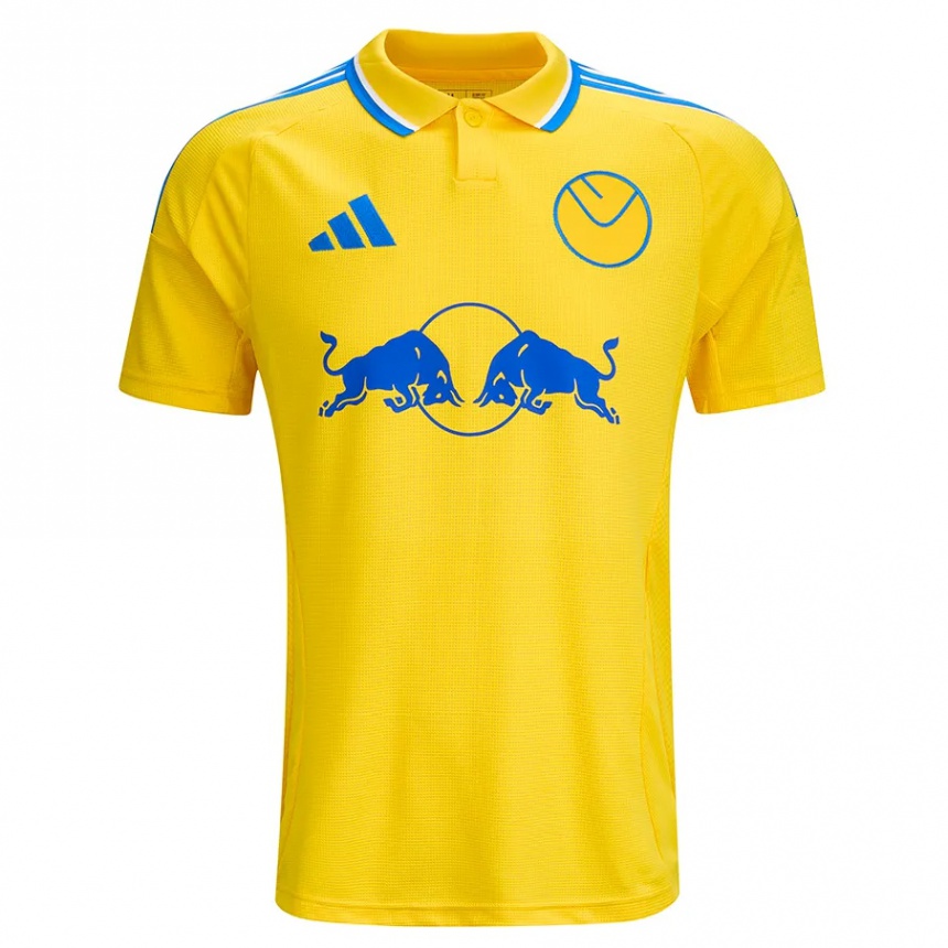 Kids Football Alfie Cresswell #0 Yellow Blue Away Jersey 2024/25 T-Shirt Za