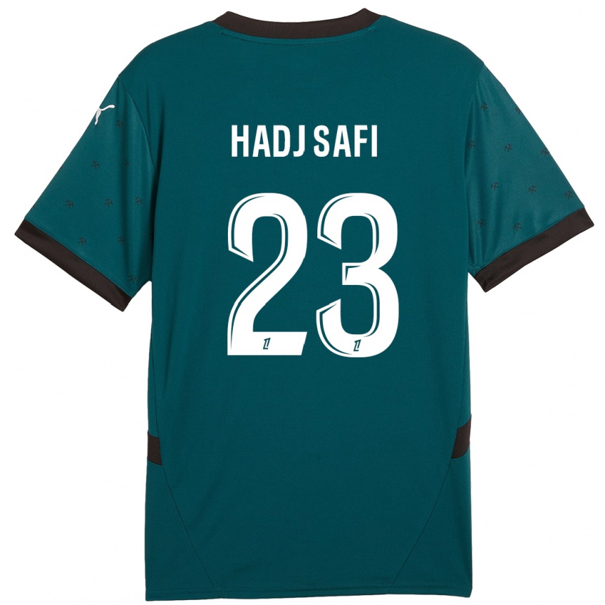 Kids Football Souhina Hadj Safi #23 Dark Green Away Jersey 2024/25 T-Shirt Za