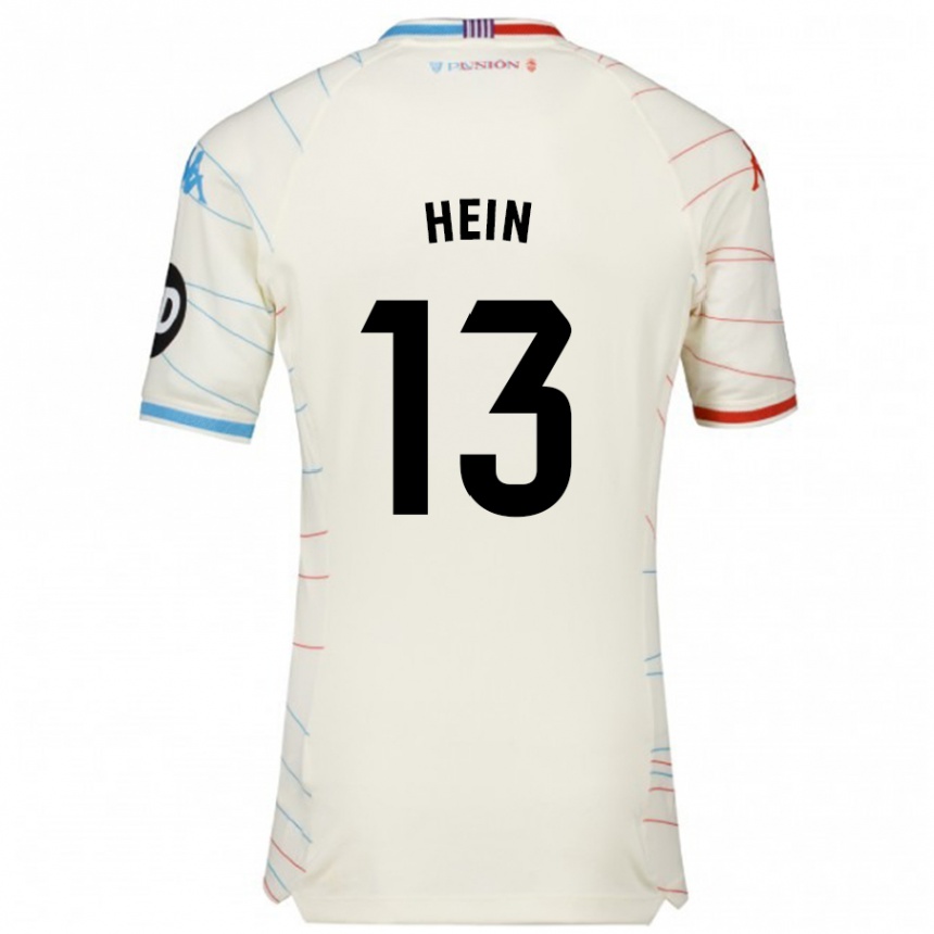 Kids Football Karl Hein #13 White Red Blue Away Jersey 2024/25 T-Shirt Za