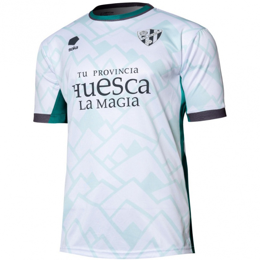 Kids Football Ignasi Vilarrasa #20 White Green Away Jersey 2024/25 T-Shirt Za