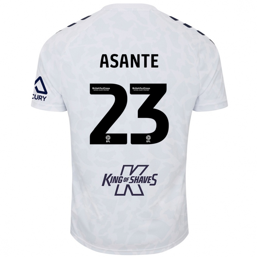 Kids Football Brandon Thomas-Asante #23 White Away Jersey 2024/25 T-Shirt Za