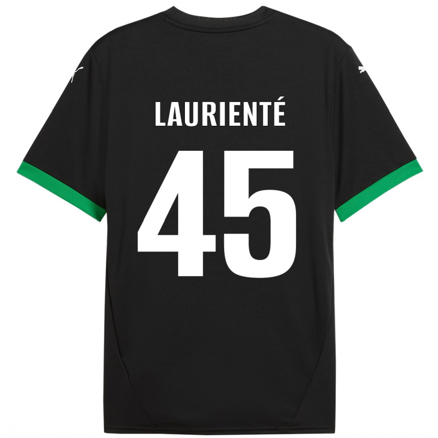 Men Football Armand Laurienté #45 Black Dark Green Home Jersey 2024/25 T-Shirt Za