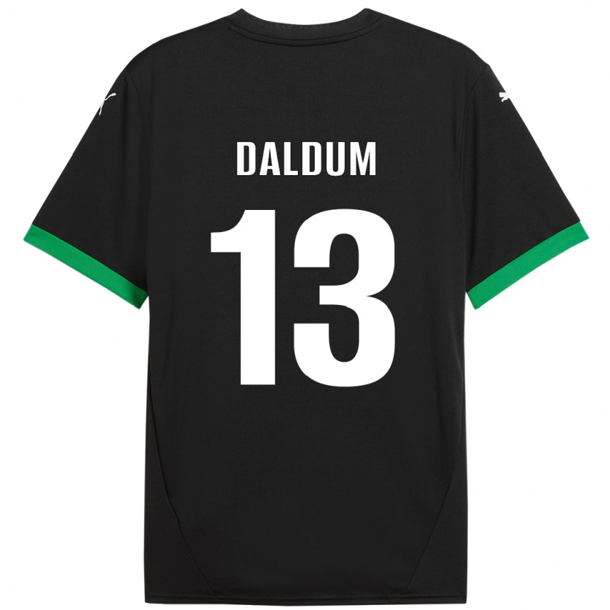 Men Football Sonosi Daldum #13 Black Dark Green Home Jersey 2024/25 T-Shirt Za