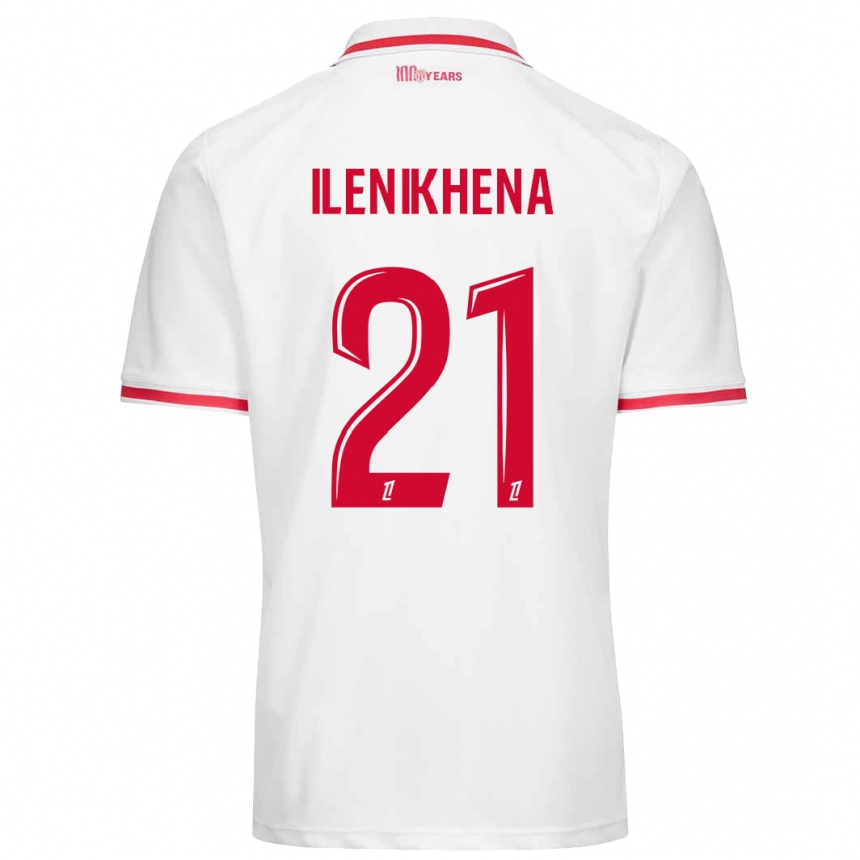 Men Football George Ilenikhena #21 White Red Home Jersey 2024/25 T-Shirt Za