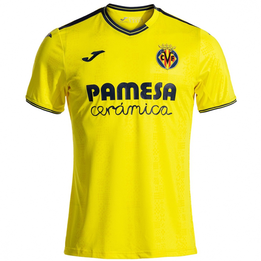 Men Football Arnau Solà #5 Yellow Black Home Jersey 2024/25 T-Shirt Za