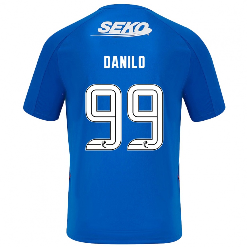 Men Football Danilo #99 Dark Blue Home Jersey 2024/25 T-Shirt Za