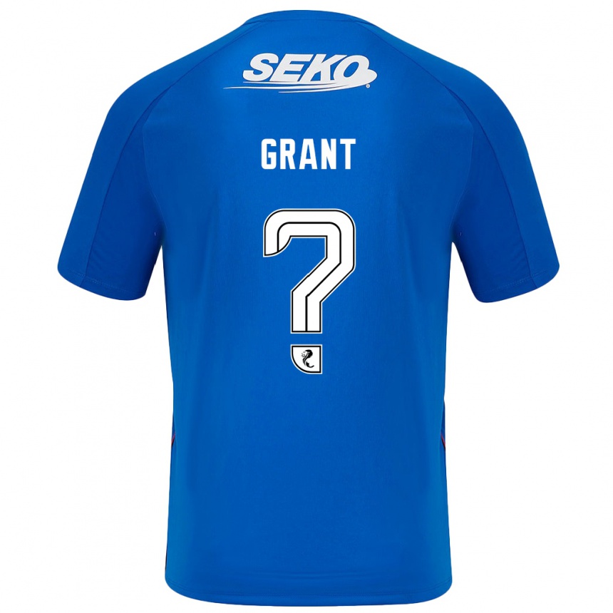 Men Football Leyton Grant #0 Dark Blue Home Jersey 2024/25 T-Shirt Za