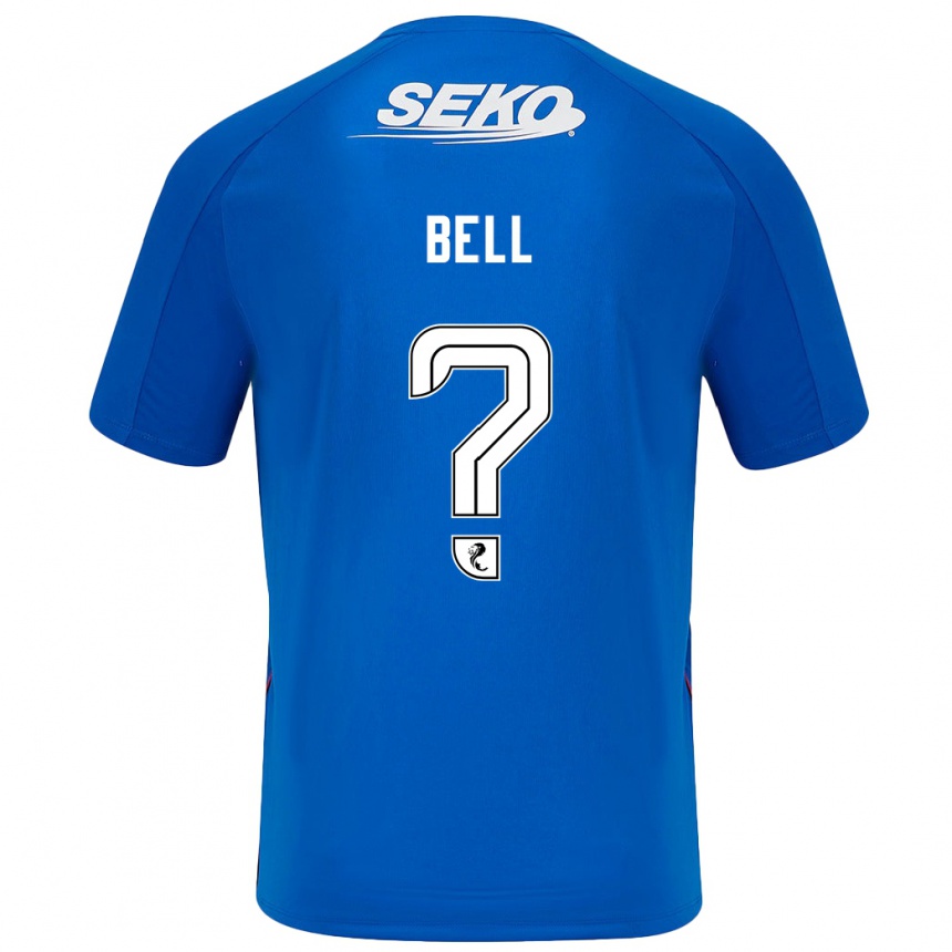 Men Football Cameron Bell #0 Dark Blue Home Jersey 2024/25 T-Shirt Za