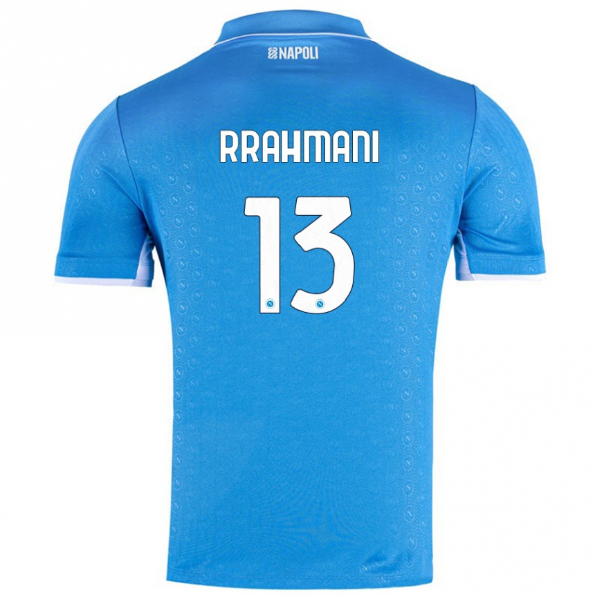 Men Football Amir Rrahmani #13 Sky Blue Home Jersey 2024/25 T-Shirt Za