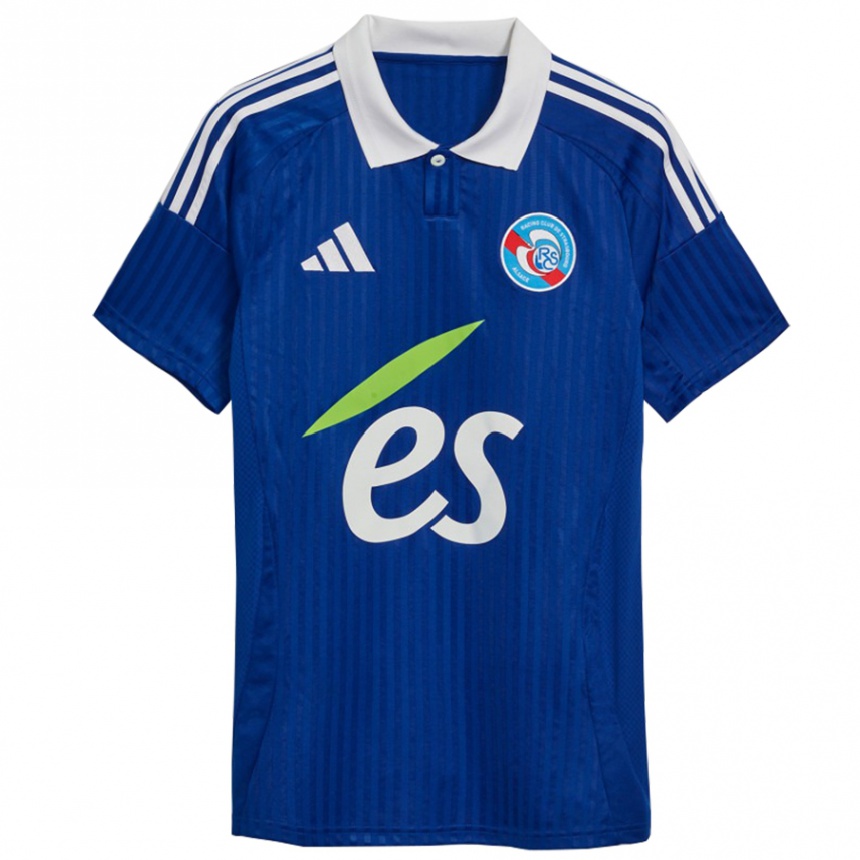 Men Football Oussama Lyakoubi #0 Blue White Home Jersey 2024/25 T-Shirt Za