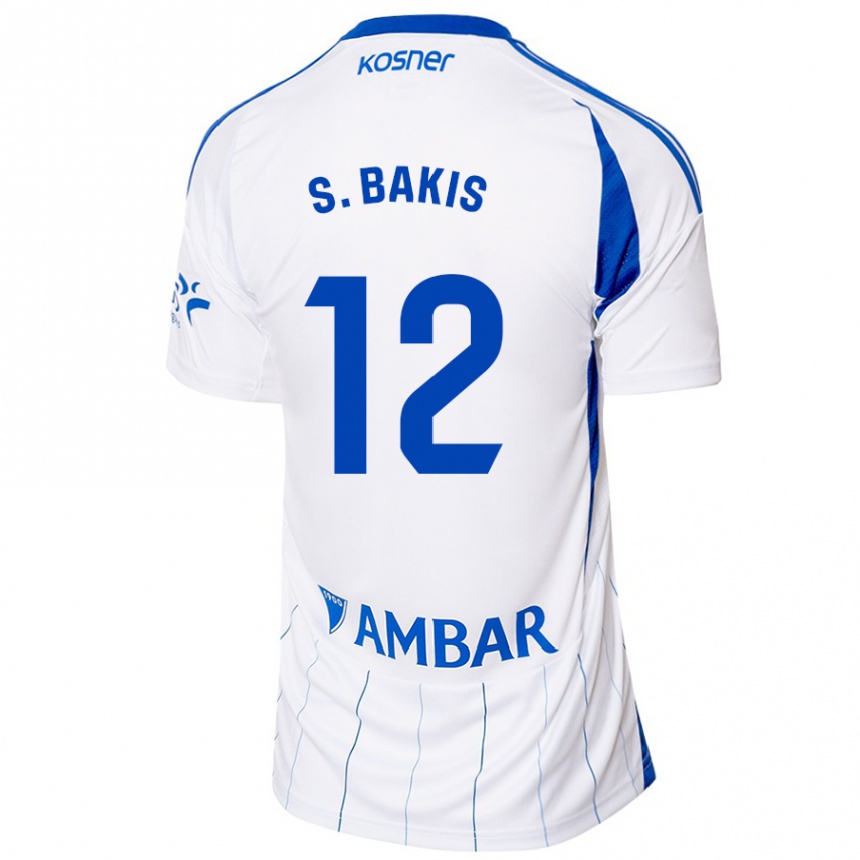 Men Football Sinan Bakış #12 Red White Home Jersey 2024/25 T-Shirt Za