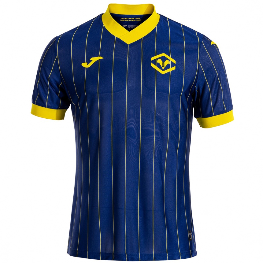 Men Football Casper Tengstedt #11 Blue Yellow Home Jersey 2024/25 T-Shirt Za