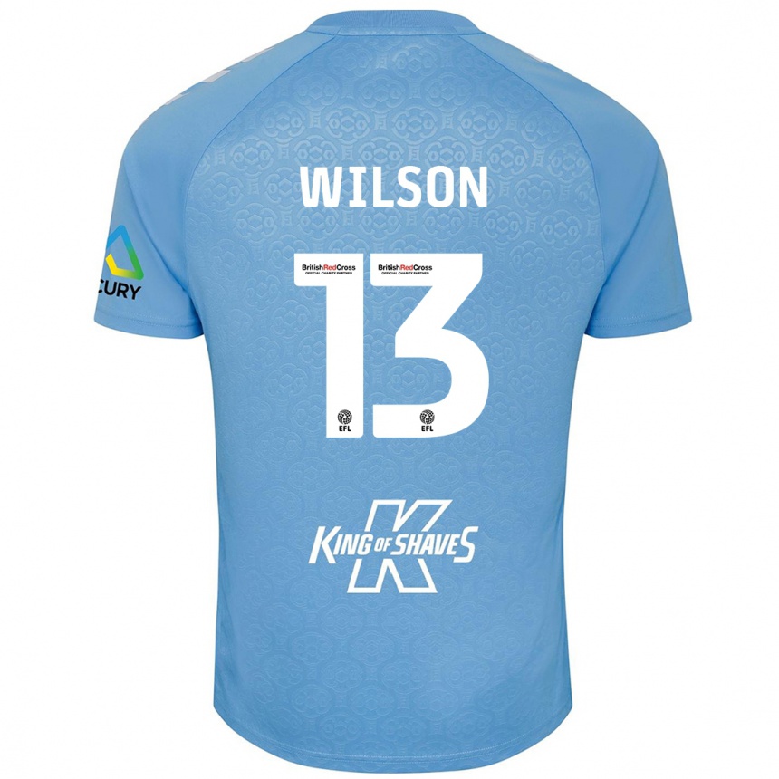 Men Football Ben Wilson #13 Blue White Home Jersey 2024/25 T-Shirt Za