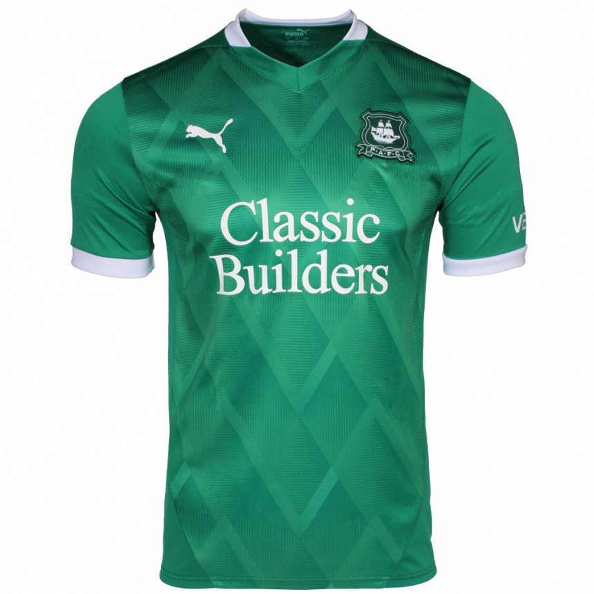 Men Football Tamsin Medd-Gill #14 Green White Home Jersey 2024/25 T-Shirt Za