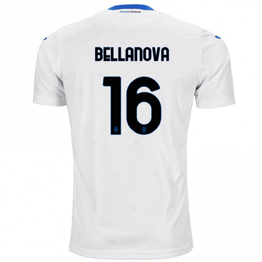 Men Football Raoul Bellanova #16 White Away Jersey 2024/25 T-Shirt Za