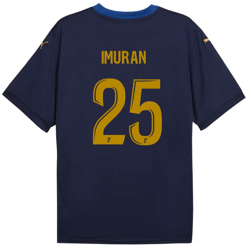 Men Football Rofiat Adenike Imuran #25 Navy Gold Away Jersey 2024/25 T-Shirt Za