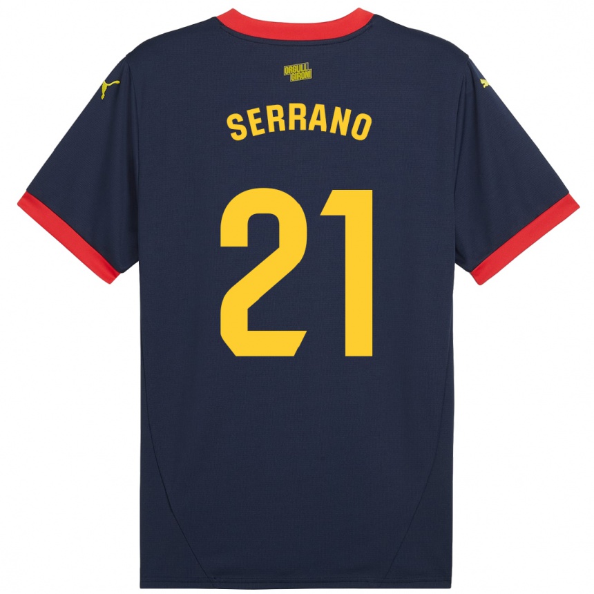 Men Football Ot Serrano #21 Navy Red Away Jersey 2024/25 T-Shirt Za