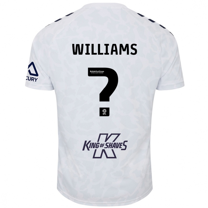 Men Football Thomas Williams #0 White Away Jersey 2024/25 T-Shirt Za