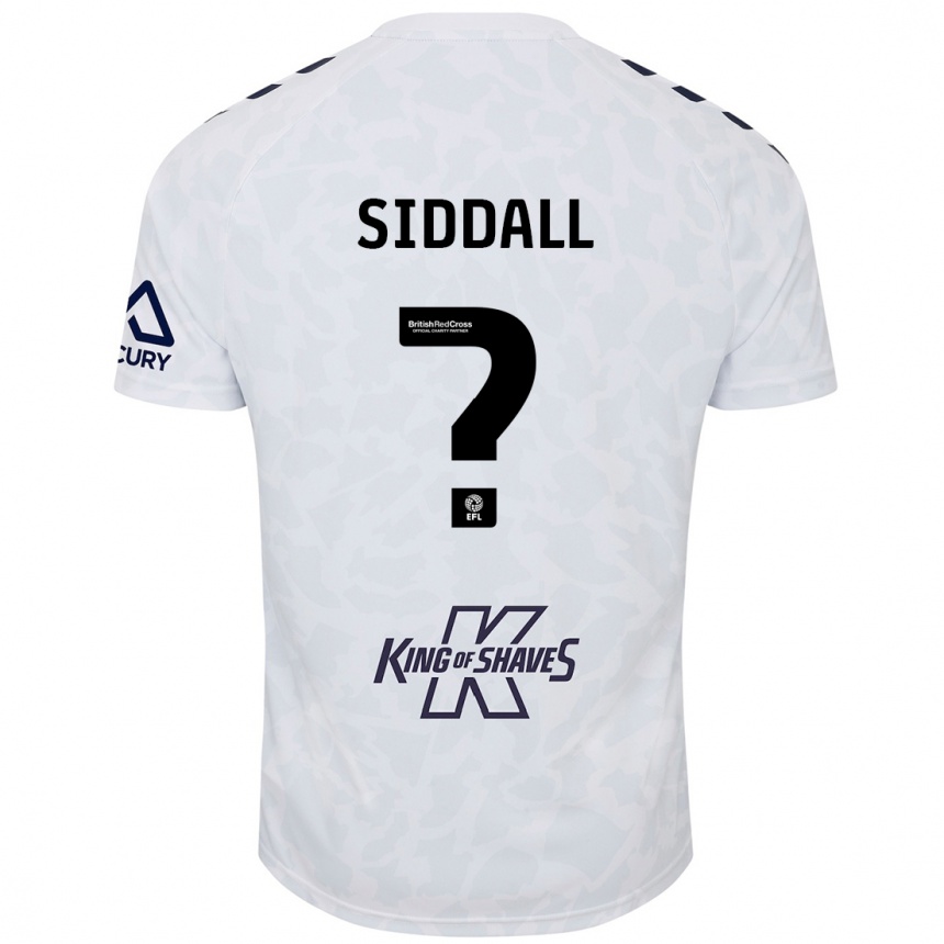 Men Football Rylie Siddall #0 White Away Jersey 2024/25 T-Shirt Za