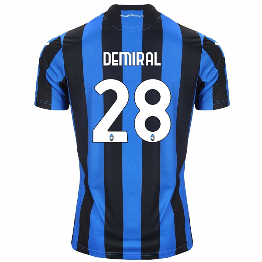 Women Football Merih Demiral #28 Blue Black Home Jersey 2024/25 T-Shirt Za