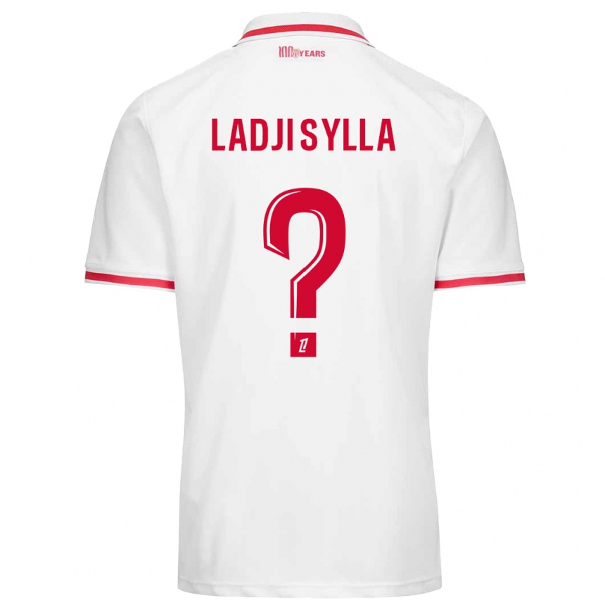 Women Football Ladji Sylla #0 White Red Home Jersey 2024/25 T-Shirt Za