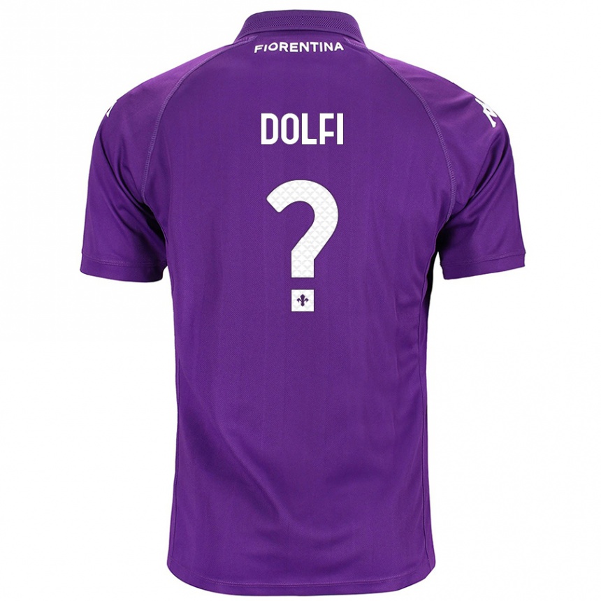 Women Football Brando Dolfi #0 Purple Home Jersey 2024/25 T-Shirt Za