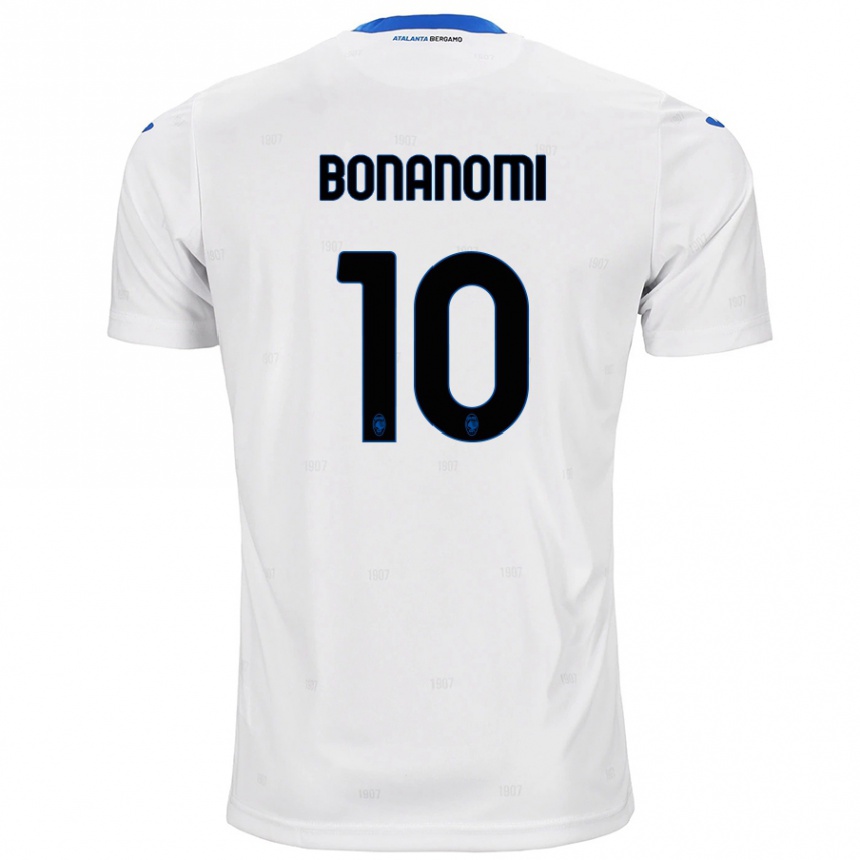 Women Football Andrea Bonanomi #10 White Away Jersey 2024/25 T-Shirt Za