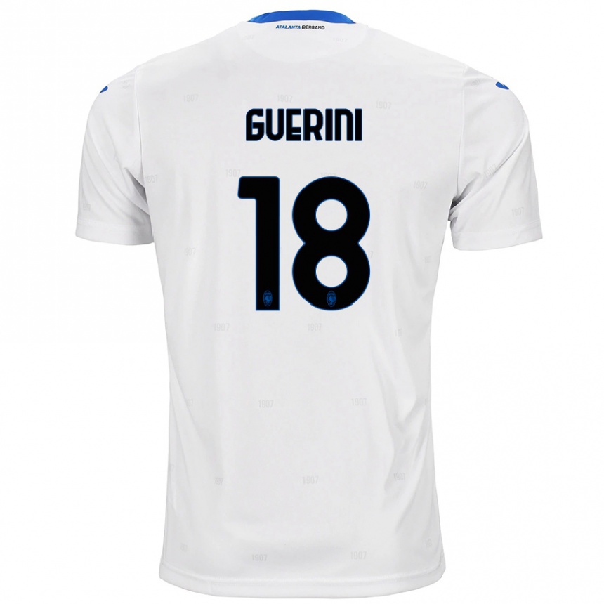 Women Football Alessio Guerini #18 White Away Jersey 2024/25 T-Shirt Za