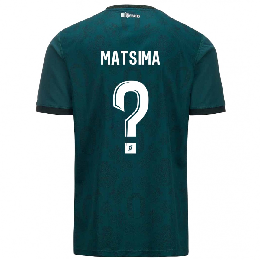 Women Football Chrislain Matsima #0 Dark Green Away Jersey 2024/25 T-Shirt Za