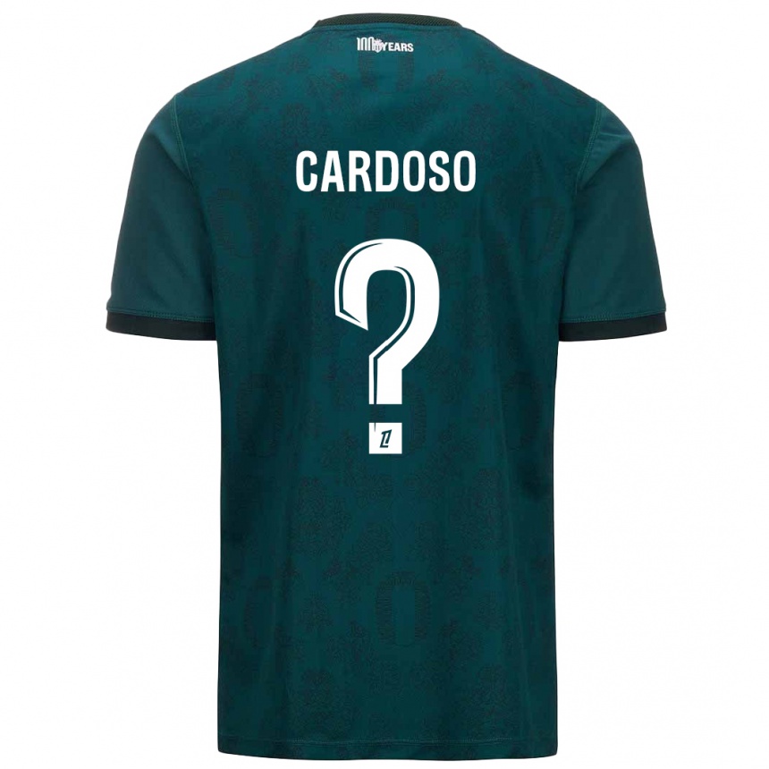 Women Football Bruno Cardoso #0 Dark Green Away Jersey 2024/25 T-Shirt Za