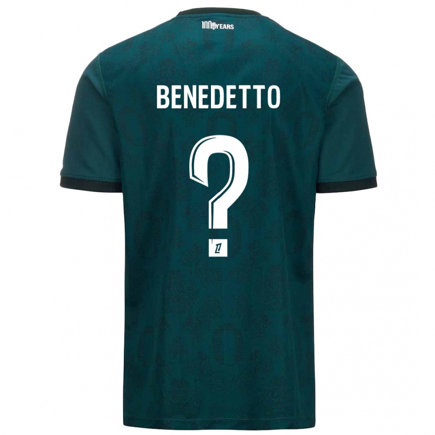 Women Football Antéo Benedetto #0 Dark Green Away Jersey 2024/25 T-Shirt Za