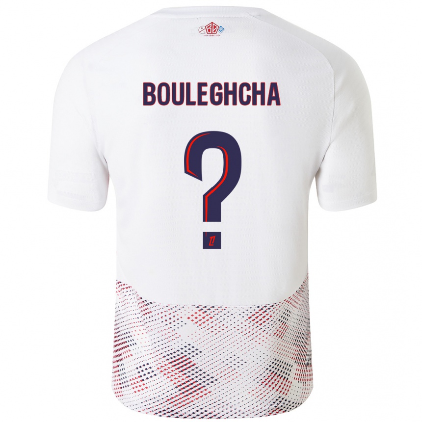 Women Football Ismail Bouleghcha #0 White Royal Blue Away Jersey 2024/25 T-Shirt Za