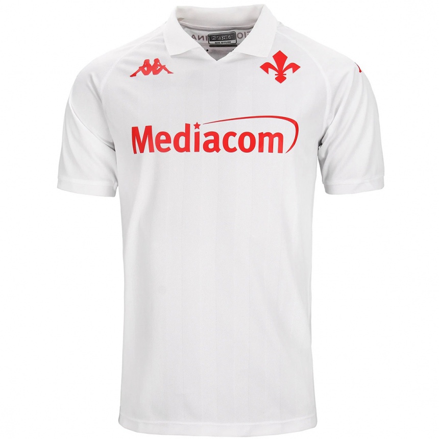 Women Football Niccolò Ciacci #0 White Away Jersey 2024/25 T-Shirt Za