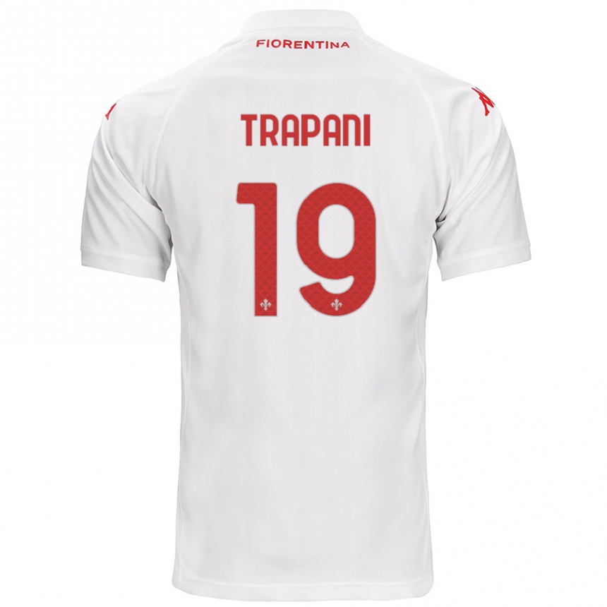 Women Football Niccolò Trapani #19 White Away Jersey 2024/25 T-Shirt Za