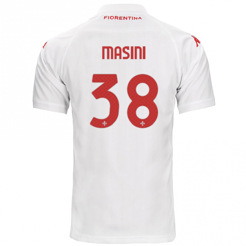 Women Football Linda Masini #38 White Away Jersey 2024/25 T-Shirt Za