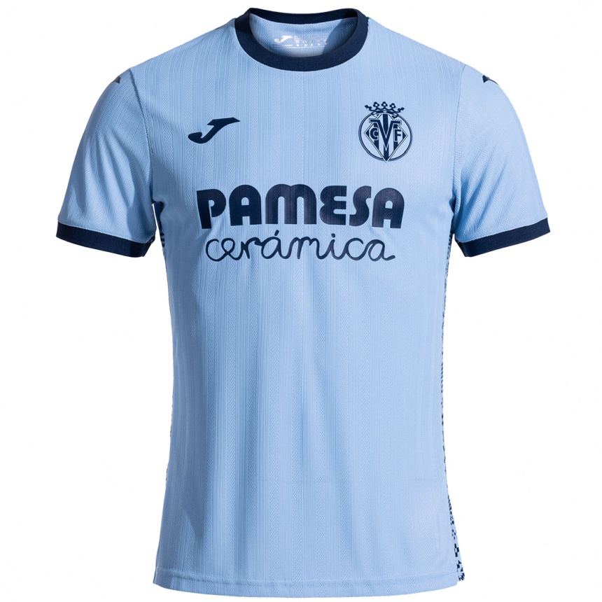 Women Football Joseda Menargues #15 Sky Blue Away Jersey 2024/25 T-Shirt Za