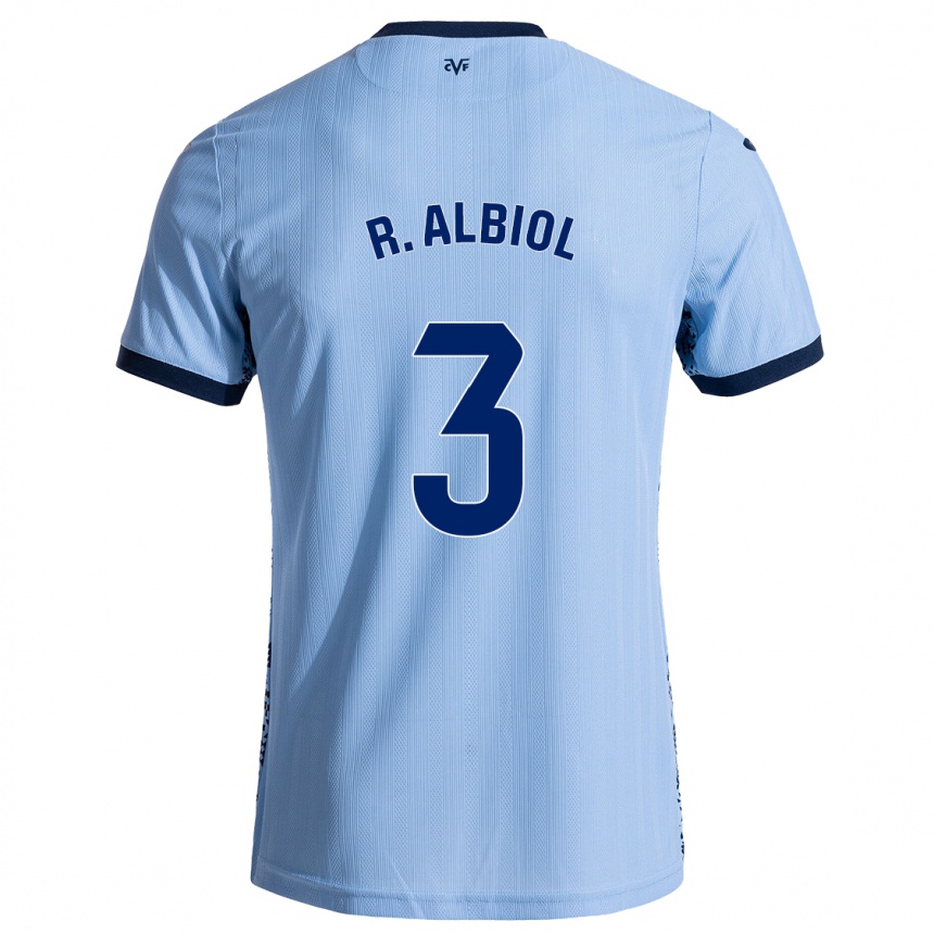 Women Football Raúl Albiol #3 Sky Blue Away Jersey 2024/25 T-Shirt Za