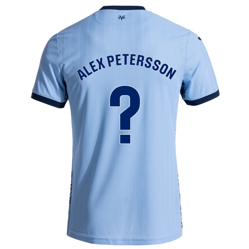 Women Football Max Alex Petersson #0 Sky Blue Away Jersey 2024/25 T-Shirt Za